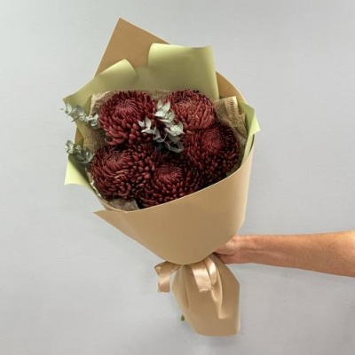 Букет цветов Букет из шоколадных хризантем