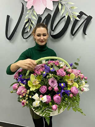 Букет цветов Цветочная корзина